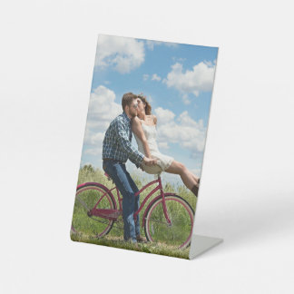 Benutzerdefiniertes Foto personalisiert   Sockelschild
