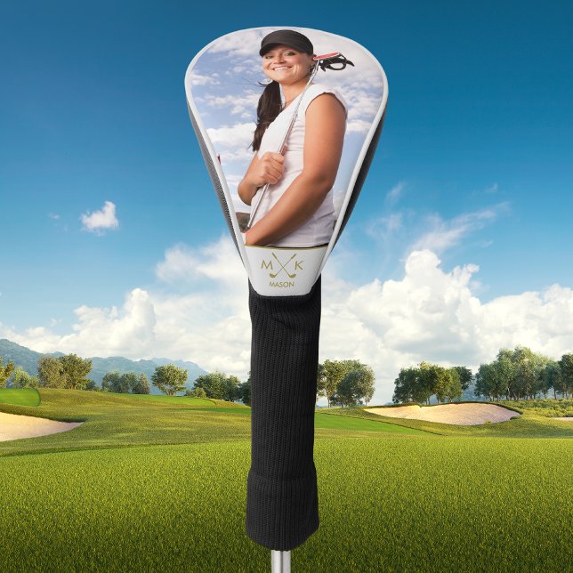 Benutzerdefiniertes Foto | Personalisierte Monogra Golf Headcover (Von Creator hochgeladen)