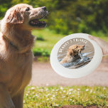 Benutzerdefiniertes Foto Personalisierter Hund Wham-O Frisbee<br><div class="desc">Geben Sie Ihrem Hund das Geschenk eines personalisierten Frisbees mit seinem Namen und seinem eigenen Foto.</div>