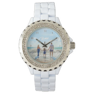 Benutzerdefiniertes Foto Personalisiertes Geschenk Armbanduhr