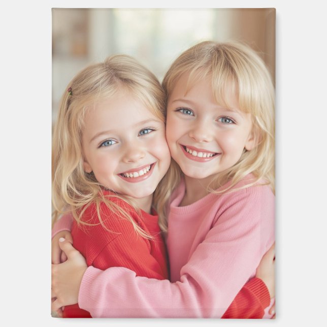 Benutzerdefiniertes Foto Personalisiertes Rechteck Magnet (Vorderseite)