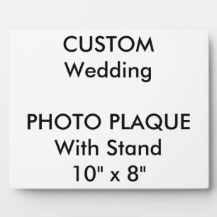 Benutzerdefiniertes Foto Plaque 10" x 8" Fotoplatte