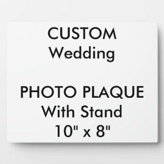 Benutzerdefiniertes Foto Plaque 10" x 8" Fotoplatte