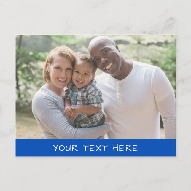 Benutzerdefiniertes Foto Postkarte (Vorderseite)