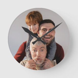 Benutzerdefiniertes Foto Runde Wanduhr