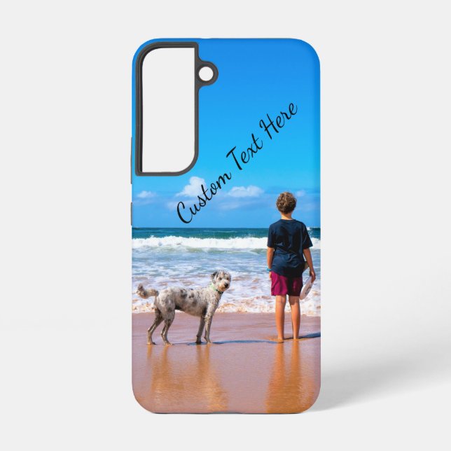 Benutzerdefiniertes Foto Samsung Galaxy Case mit T Samsung Galaxy Hülle (Rückseite)