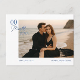 Benutzerdefiniertes Foto Save the Date Postkarte