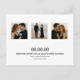 Benutzerdefiniertes Foto Save the Date Postkarte