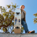 Benutzerdefiniertes Foto-Skateboard mit Ihrem Foto Skateboard<br><div class="desc">Custom Foto Skateboards - Einzigartiges Design - Personalisierte Familie / Freunde oder Personal Skateboard Geschenke - Fügen Sie Ihr Foto / oder Text - Umgestalten und verschieben Sie Elemente mit Anpassungs-Tool ! Viel Glück - Seien Sie glücklich :)</div>