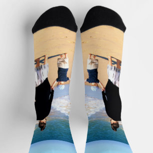 Benutzerdefiniertes Foto Sockeln Ihre Fotos Gesche Socken