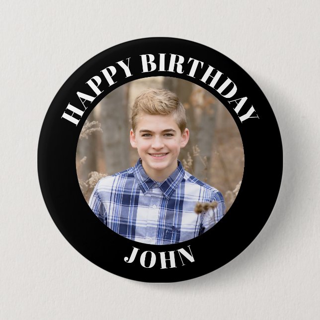 Benutzerdefiniertes Foto SportButton / Schaltfläch Button (Vorderseite)