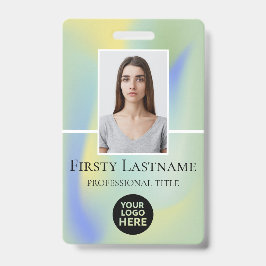 Benutzerdefiniertes Foto, Strichcode, Logo, Name Ausweis