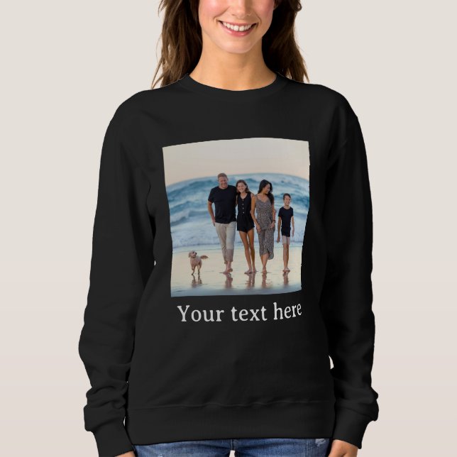 benutzerdefiniertes Foto  Sweatshirt (Vorderseite)