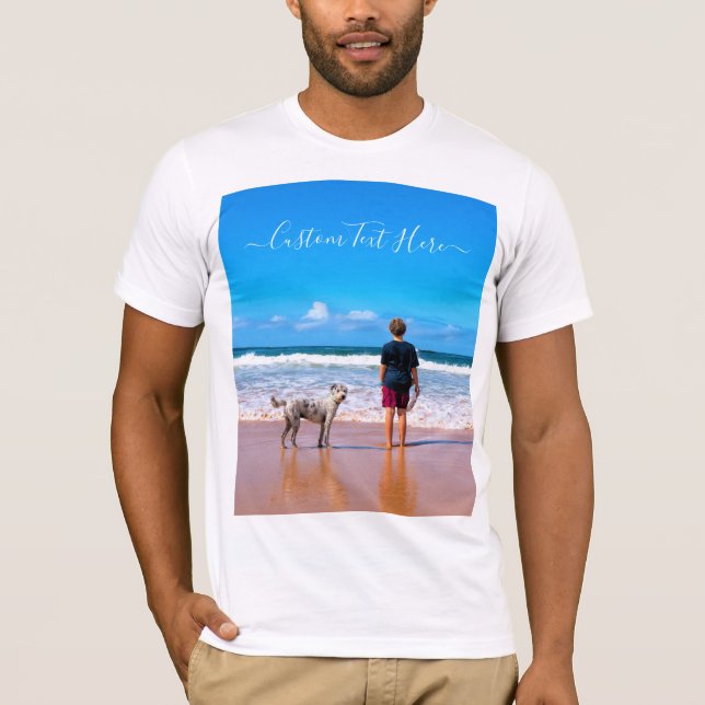 Benutzerdefiniertes Foto-T - Shirt mit Personalisi (Vorderseite)