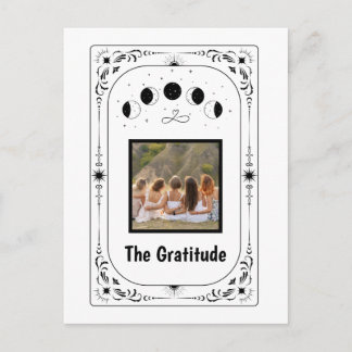 Benutzerdefiniertes Foto-Tarot Freund Schwester Wh Feiertagspostkarte
