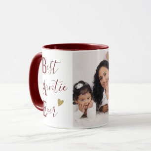 Benutzerdefiniertes Foto Tasse Beste Tante überhau