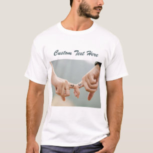 Benutzerdefiniertes Foto Text Liebe T - Shirt Ihr 