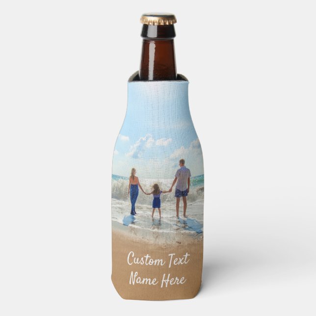 Benutzerdefiniertes Foto Textflasche Cooler Ihre F Flaschenkühler (Flaschenvorderseite)