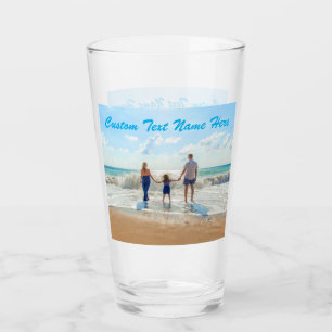 Benutzerdefiniertes Foto Textglas - Geschenke für  Glas