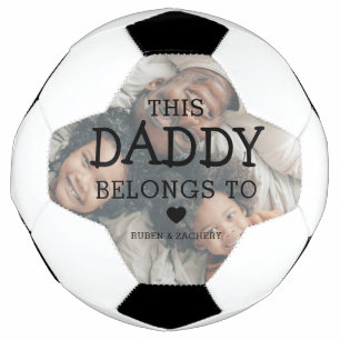 Benutzerdefiniertes Foto 'This Daddy gehört to'    Fußball