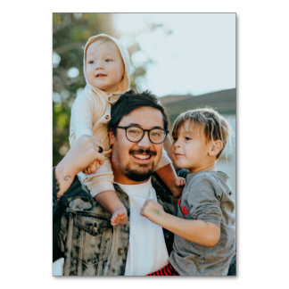 Benutzerdefiniertes Foto Tischnummer