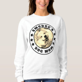 Benutzerdefiniertes Foto und Name der Hunde-Mama Sweatshirt