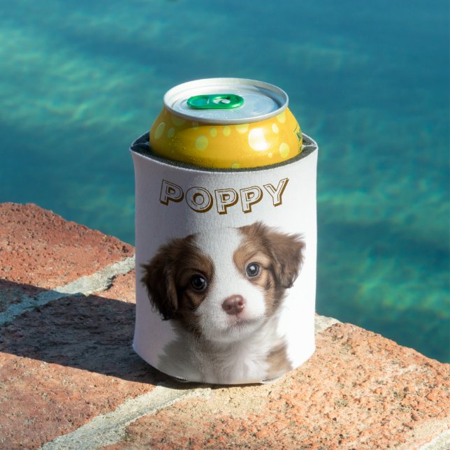 Benutzerdefiniertes Foto und Name des Hundes kann  Dosenkühler (In Situ Pool)