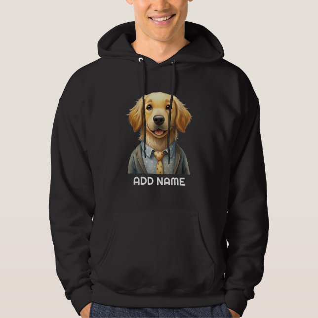 Benutzerdefiniertes Foto und Name Personalisiert H Hoodie (Vorderseite)