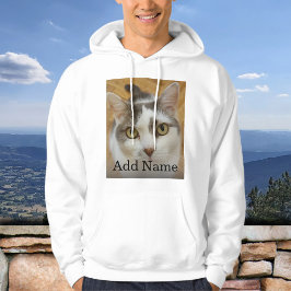 Benutzerdefiniertes Foto und Name Personalisiert H Hoodie