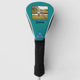 Benutzerdefiniertes Foto und Name Personalisierte  Golf Headcover