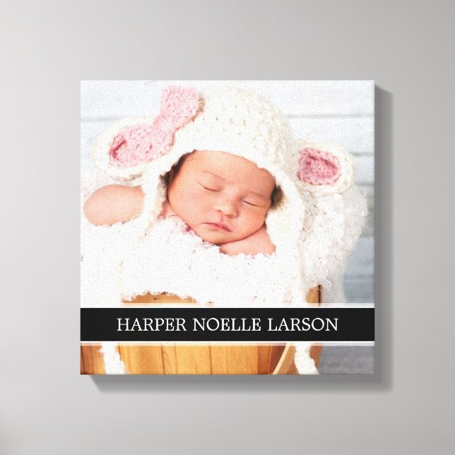 Benutzerdefiniertes Foto und Personalisierte Leinw Leinwanddruck (Vorderseite)