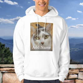 Benutzerdefiniertes Foto und Personalisierter Name Hoodie