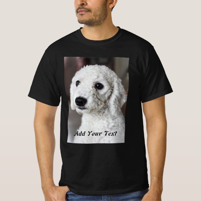 Benutzerdefiniertes Foto und Personalisierter T -  T-Shirt (Vorderseite)