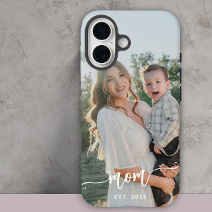 Benutzerdefiniertes Foto und personalisierter Text iPhone 16 Hülle