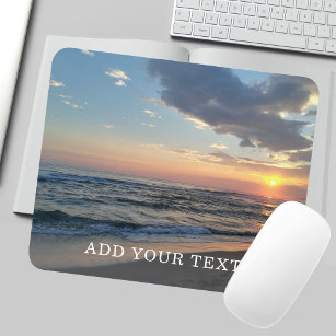 Benutzerdefiniertes Foto und Personalisiertes Text Mousepad