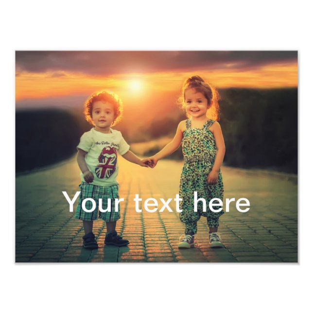 Benutzerdefiniertes Foto und Text (Vorne)