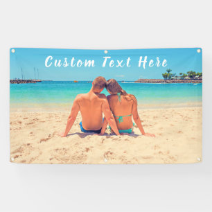 Benutzerdefiniertes Foto und Text - Eigenes Design Banner