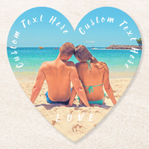 Benutzerdefiniertes Foto und Text - Eigenes Design Untersetzer