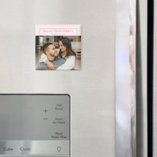 Benutzerdefiniertes Foto- und Text-Geschenk mit ro Magnet