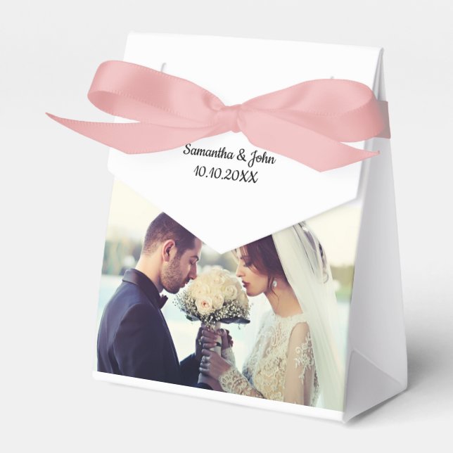 Benutzerdefiniertes Foto und Text Geschenkschachtel (Vorderseite)