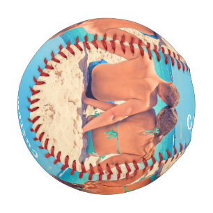 Benutzerdefiniertes Foto und Text - Ihr eigenes De Baseball