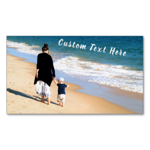 Benutzerdefiniertes Foto und Text - Ihr eigenes De Magnetische Visitenkarte