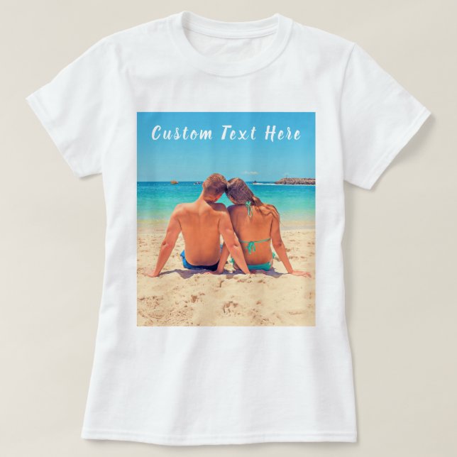 Benutzerdefiniertes Foto und Text - Ihr eigenes De T-Shirt (Design vorne)