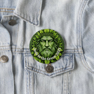 Benutzerdefiniertes Foto und Text Jack in the gree Button