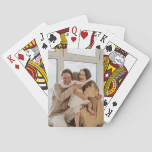 Benutzerdefiniertes Foto und Text Personalisiert Spielkarten