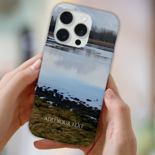 Benutzerdefiniertes Foto und Text personalisierte iPhone 15 Pro Hülle