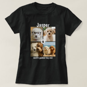 Benutzerdefiniertes Foto und Text Personalisierter T-Shirt