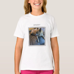 Benutzerdefiniertes Foto und Text T-Shirt