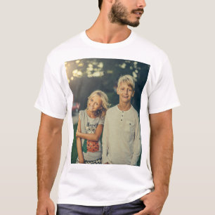Benutzerdefiniertes Foto und Text T-Shirt