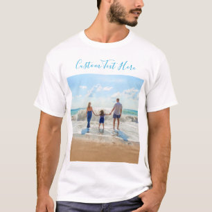 Benutzerdefiniertes Foto und Text-T - Shirt Ihr Fa